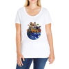 world animal Ladies Curvy T-Shirt