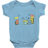 seasons greetings Baby Onesie