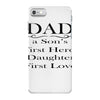dad a sons first hero iPhone 7 Case