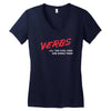 verbs Women's V-Neck T-Shirt
