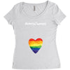 Worth The Wait Rainbow Women's Triblend Scoop T-shirt