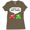 come at me bro Ladies Fitted T-Shirt