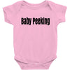 baby peeking Baby Bodysuit