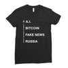 30 Seconds To Mars Topics Ladies Fitted T-Shirt