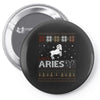 santa aries xhristmas ugly t shirts Pin-back button