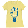 llap foam finger Ladies Fitted T-Shirt