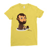 abraham play the game Ladies Fitted T-Shirt
