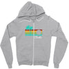 cabo san lucas distressed Zipper Hoodie
