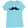mustache Ladies Fitted T-Shirt