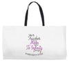 I Love My Trucker To The Moon And Back To Infinity And Beyond Forever Weekender Totes