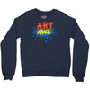 retro tv show unofficial art attack Crewneck Sweatshirt