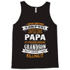 Super Cool Papa Of A Freaking Awesome Grandson Tank Top