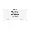oil price halloween costume License Plate