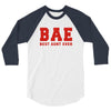 BAE Best Aunt Ever 3/4 Sleeve Shirt
