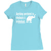 anything unrelated to elephants is irrelephant Ladies Fitted T-Shirt