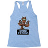 groot grow strong galaxy gym fitness mashup Racerback Tank