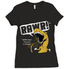 rawr means i love you Ladies Fitted T-Shirt