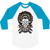 smokin pipes n feathers 3/4 Sleeve Shirt