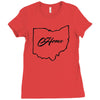 home usa Ladies Fitted T-Shirt