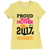 Class of 2017 Proud GrandMother Graduation Ladies Fitted T-Shirt