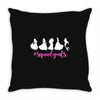 Squadgoals Princess Throw Pillow