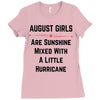 August Girls Ladies Fitted T-Shirt