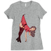 pin up girl Ladies Fitted T-Shirt