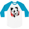 panda roar scratch 3/4 Sleeve Shirt