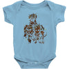 the evolution of groot Baby Onesie