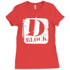 d block Ladies Fitted T-Shirt