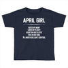 April Girl Hated By Many Toddler T-shirt
