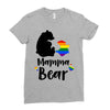 mama bear gay pride Ladies Fitted T-Shirt