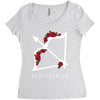 sagittarius rose Women's Triblend Scoop T-shirt
