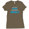 Only The Best Dads Get Promoted To Abuelo Ladies Fitted T-Shirt