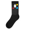 clean bandit shapes geometric Socks
