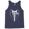 tuxedo wedding marriage prom holiday fancy dress cool geek nerd Tank Top