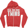 real men make twins Zipper Hoodie