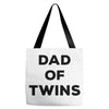 Dad of Twins Tote Bags
