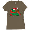 stealingchristmas2 Ladies Fitted T-Shirt