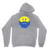 bearded smiley face Hoodie