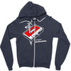 a unique relationship Zipper Hoodie