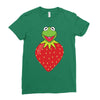 Kermit Strawberry Ladies Fitted T-Shirt