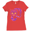 grinning like a cheshire cat 2 Ladies Fitted T-Shirt