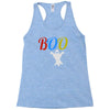boo halloween Racerback Tank
