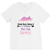 cool mama saurus V-Neck Tee