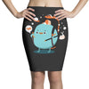 pluto is on vacations Pencil Skirts