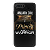 january  girl is a perfect combination of princess and warrior iPhone 7 Plus Case