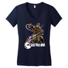 scorpion mortal kombat Women's V-Neck T-Shirt