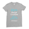 Mom Great Job I'm Awesome Love Happy Mother's Day Ladies Fitted T-Shirt