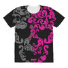 two coloured patterned skull   mens funny All Over Women's T-shirt